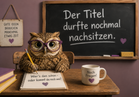 Der Titel durfte nachsitzen